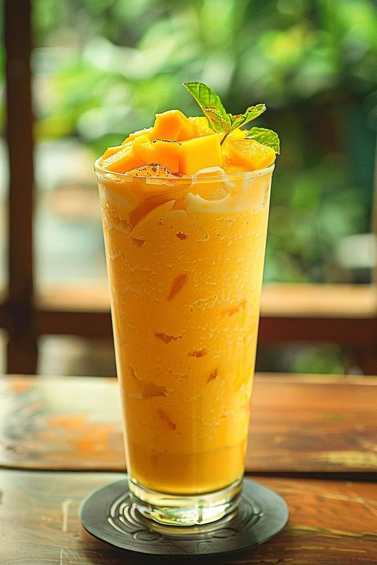 Mango juice. 1