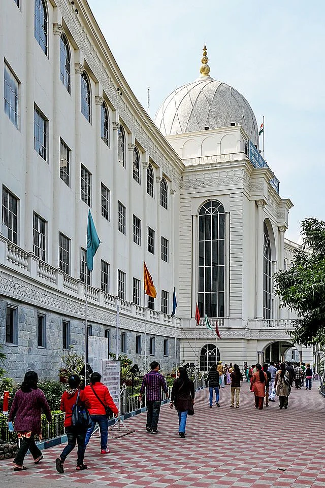 The Salar Jung Museum is an art museum located at Darushifa on the southern bank of the Musi river in the city of Hyderabad Telangana India It is one of the three National Museums of India