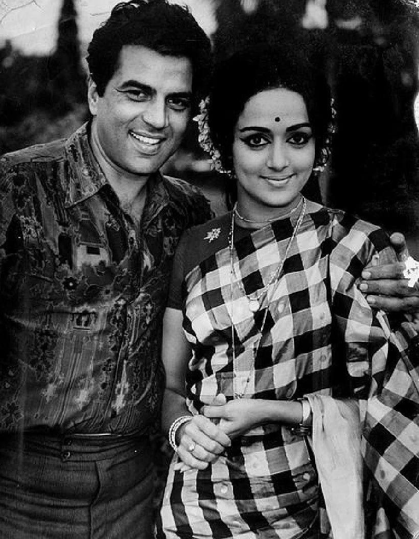 Dharmendra and Hema Malini