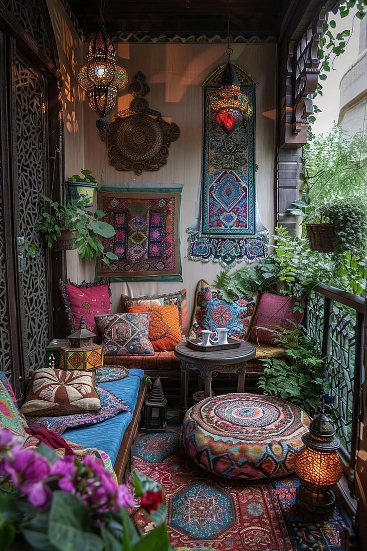 29 Cozy Boho Balcony Vibes Ideas