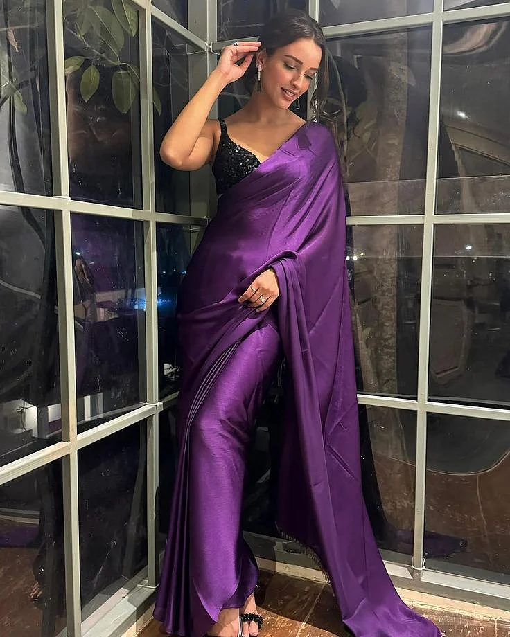 Satin Saree 8
