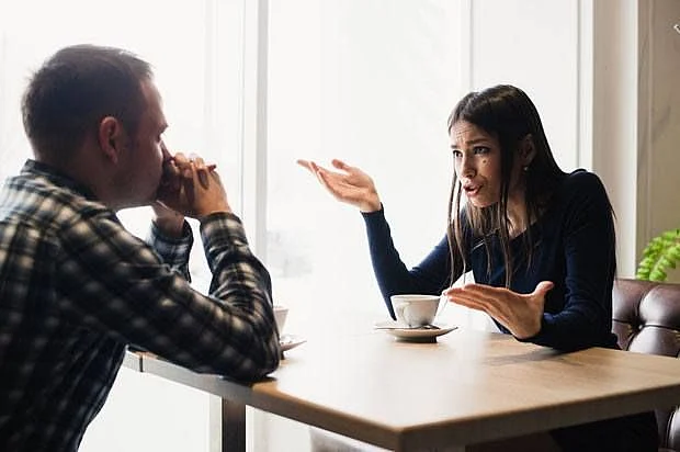 Couple arguing