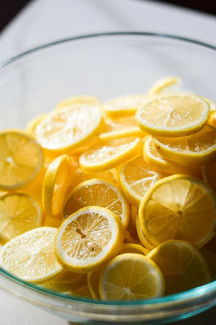 Lemon peels. 9