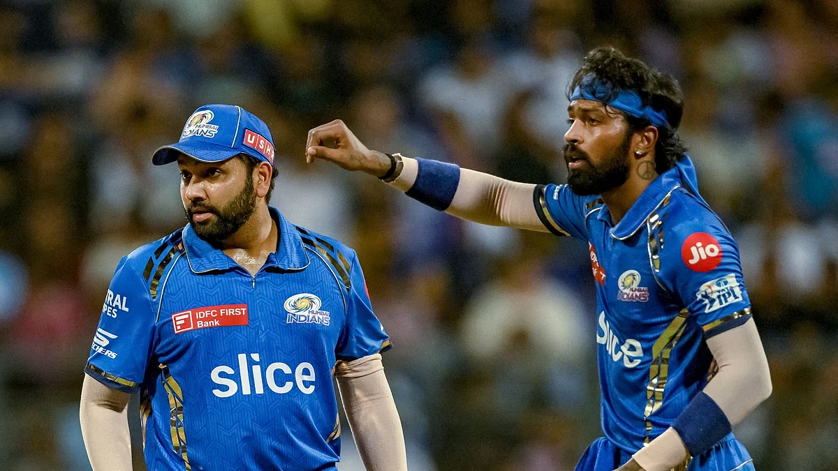 Rohit Sharma with Hardik Pandya
