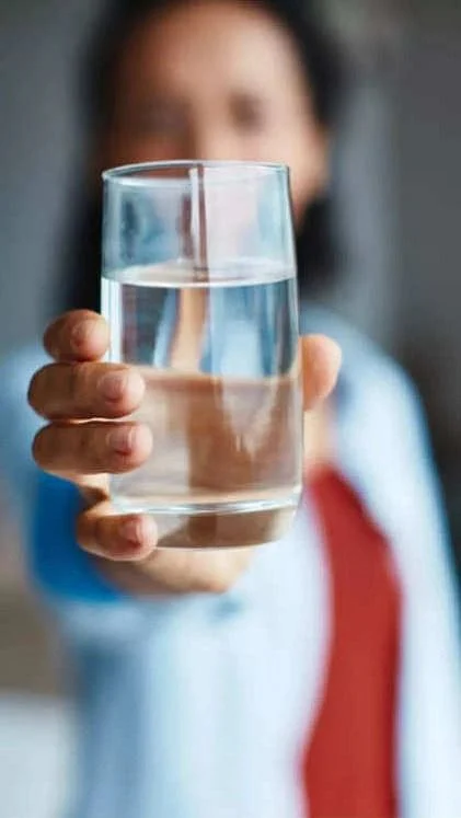 drinking hot water. 3