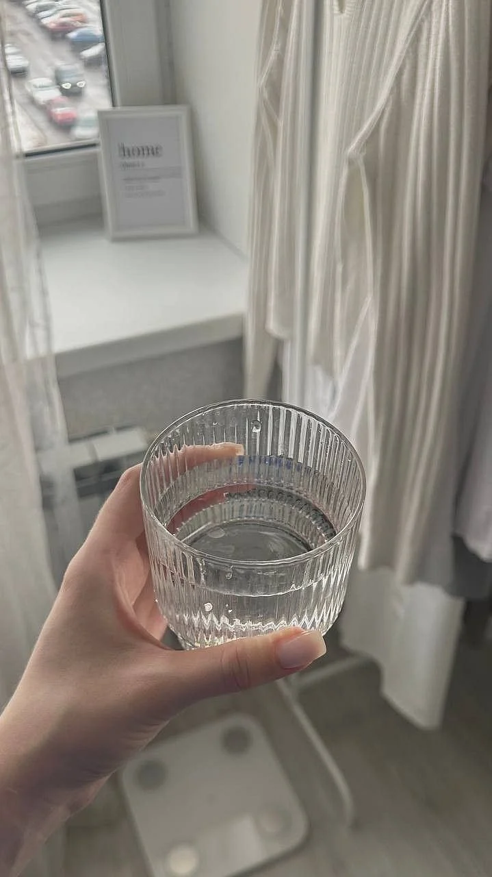 drinking hot water. 8