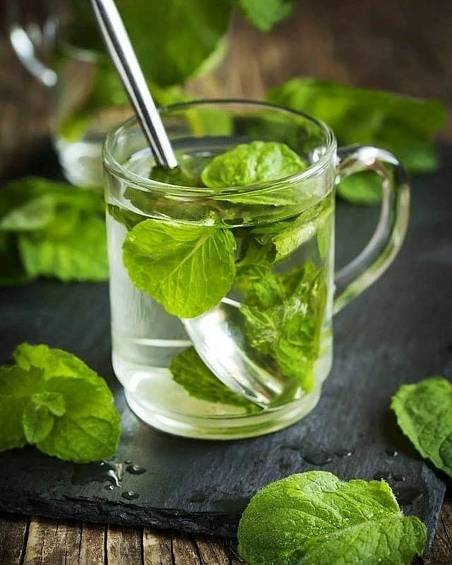 Mint water. 3
