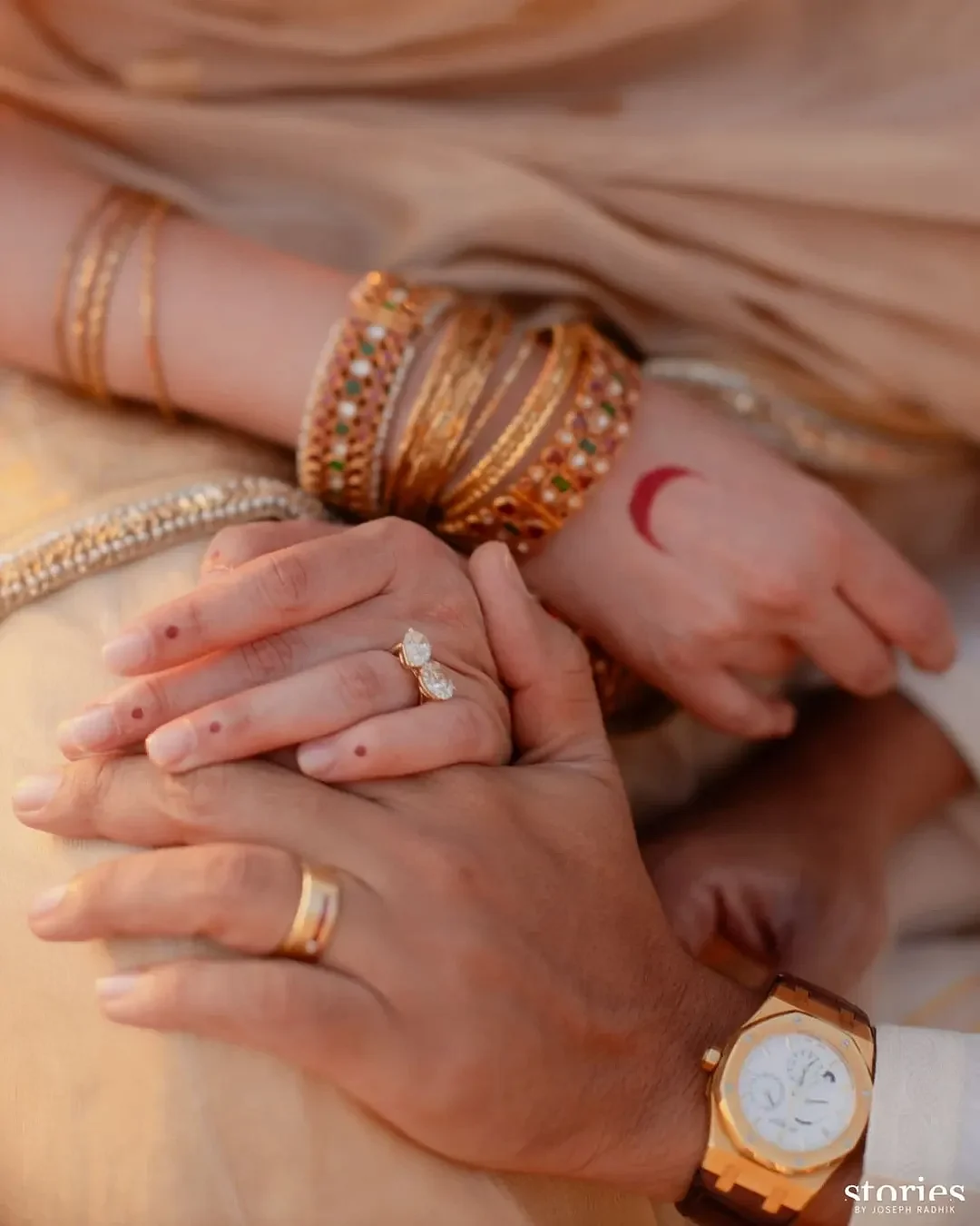 “You are my Sun my Moon and all my Stars…”To being Pixie Soulmates for eternity…to laughter to never growing up…To Eternal Love Light Magic Mrs Mr Adu Siddhu Big Thank you to our dearest humans who were