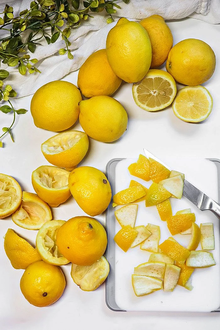Lemon peels