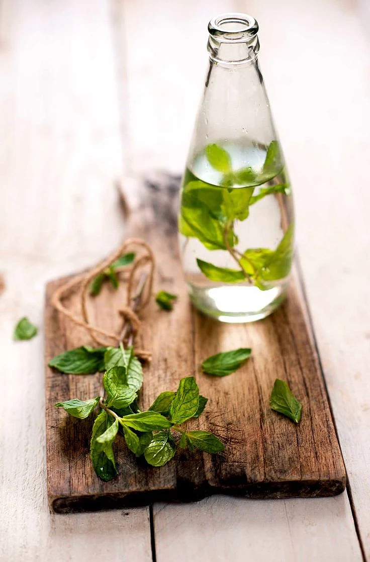 Mint water. 7