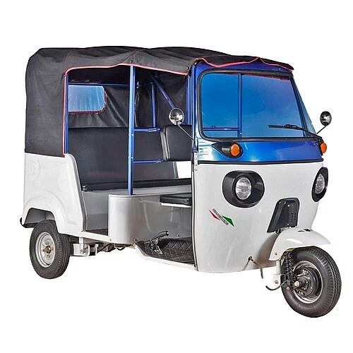 white black three wheeler passenger electric auto rickshaw 649