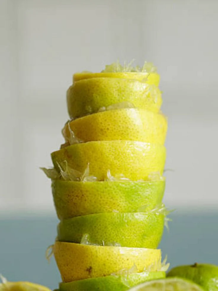 Lemon peels. 1