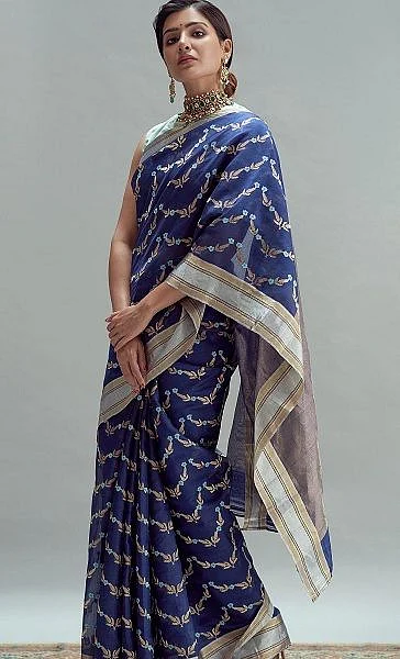 20 Hot Pics of Actress Samantha Ruth Prabhu in Saree 2023