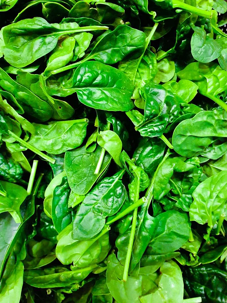 spinach. 8