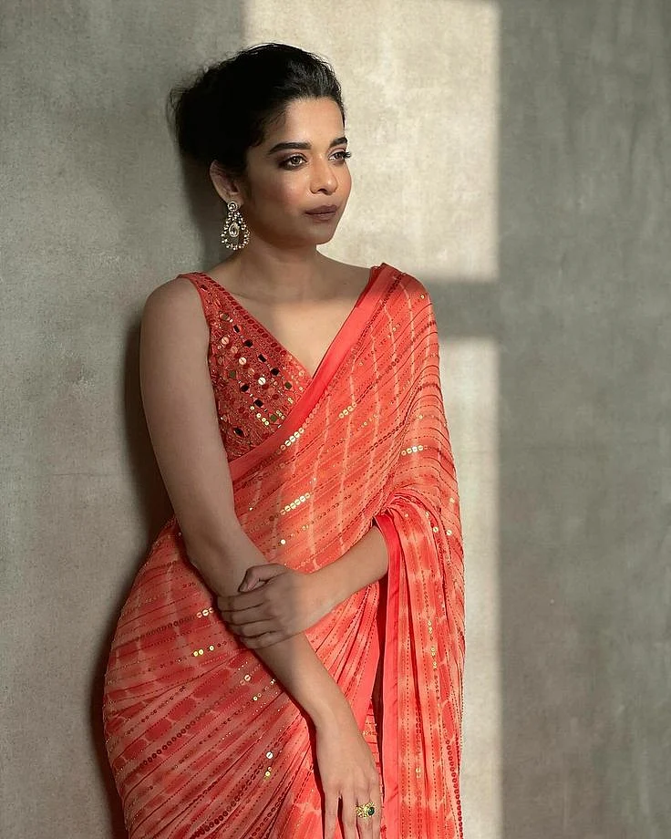 Orange Saree 3