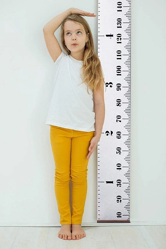 Height Canvas Growth Chart Ruler Baby Shower Gift Measure Chart Etsy
