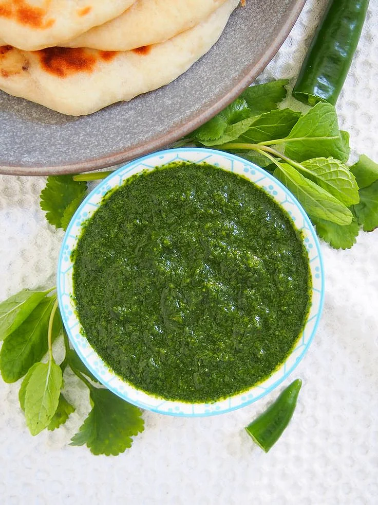 Mint chutney. 1