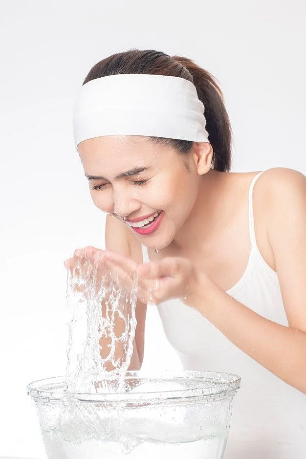 Washing face. 7