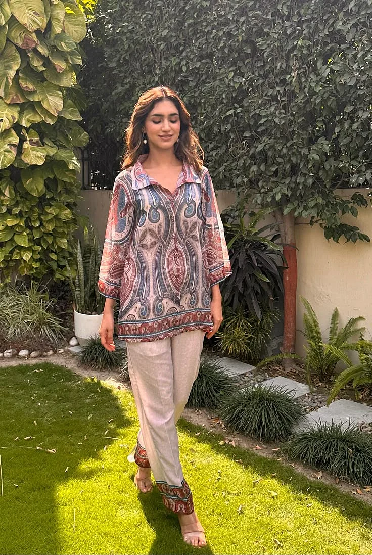 Paisley Printed Co ord Set M