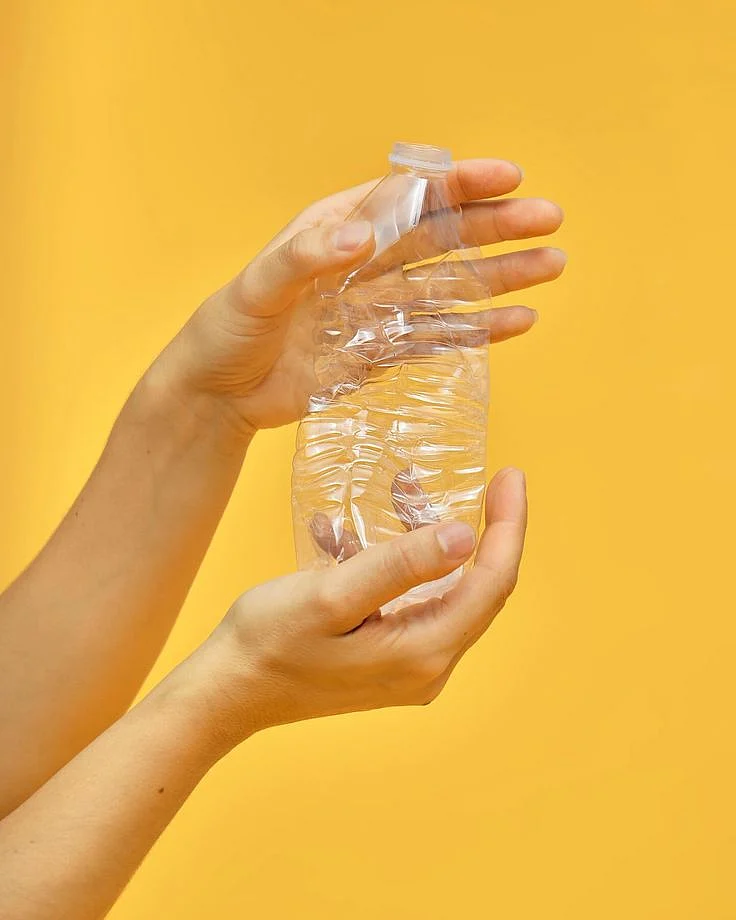 plastic bottles. 4