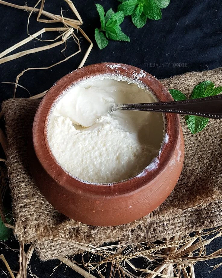 bowl of curd. 4