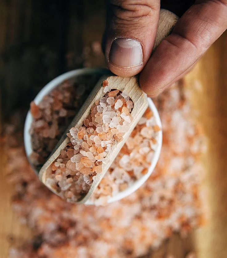 Pink salt. 1