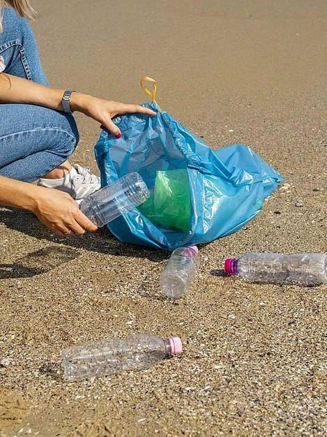 plastic bottles. 8