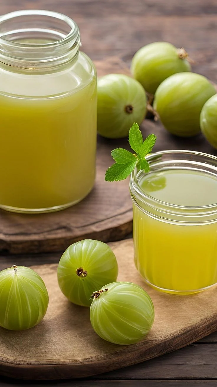 gooseberry juice. 3