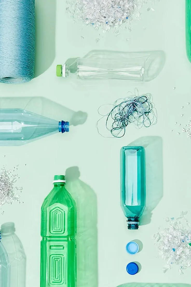 plastic bottles. 3