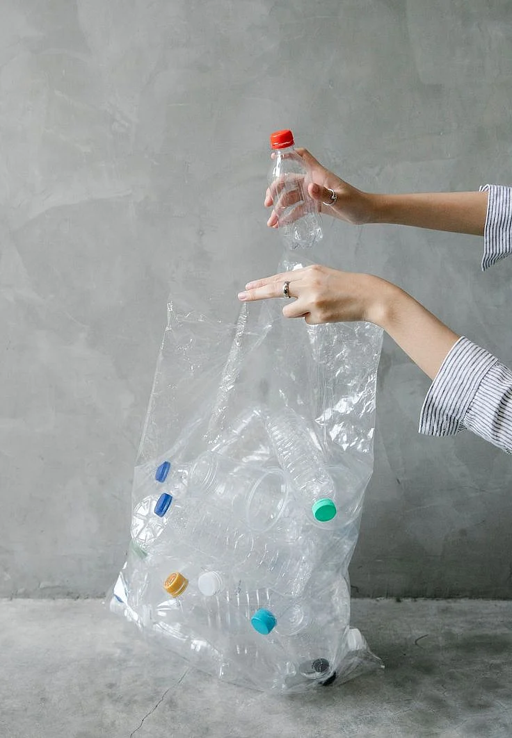 plastic bottles. 5