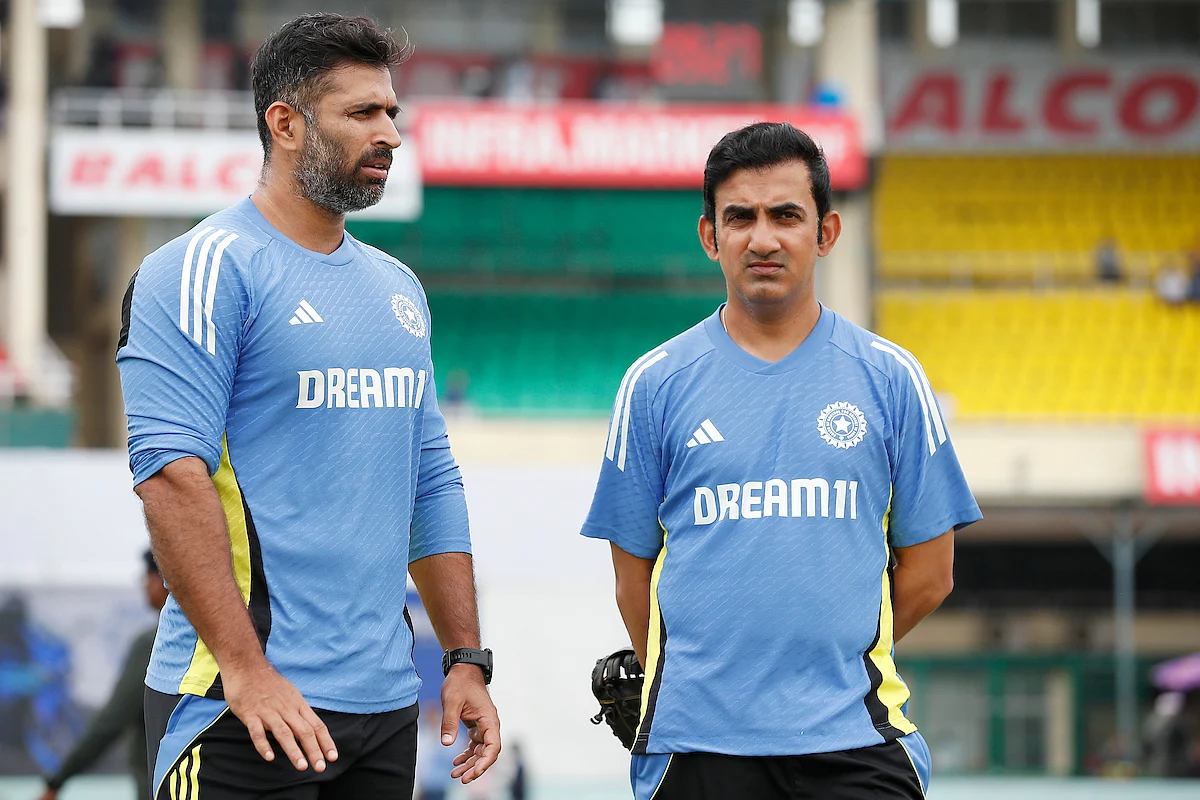 Gautam Gambhir with Abhishek Nayar