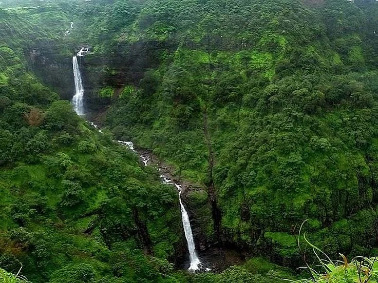 kune waterfall lonavala khandala rain