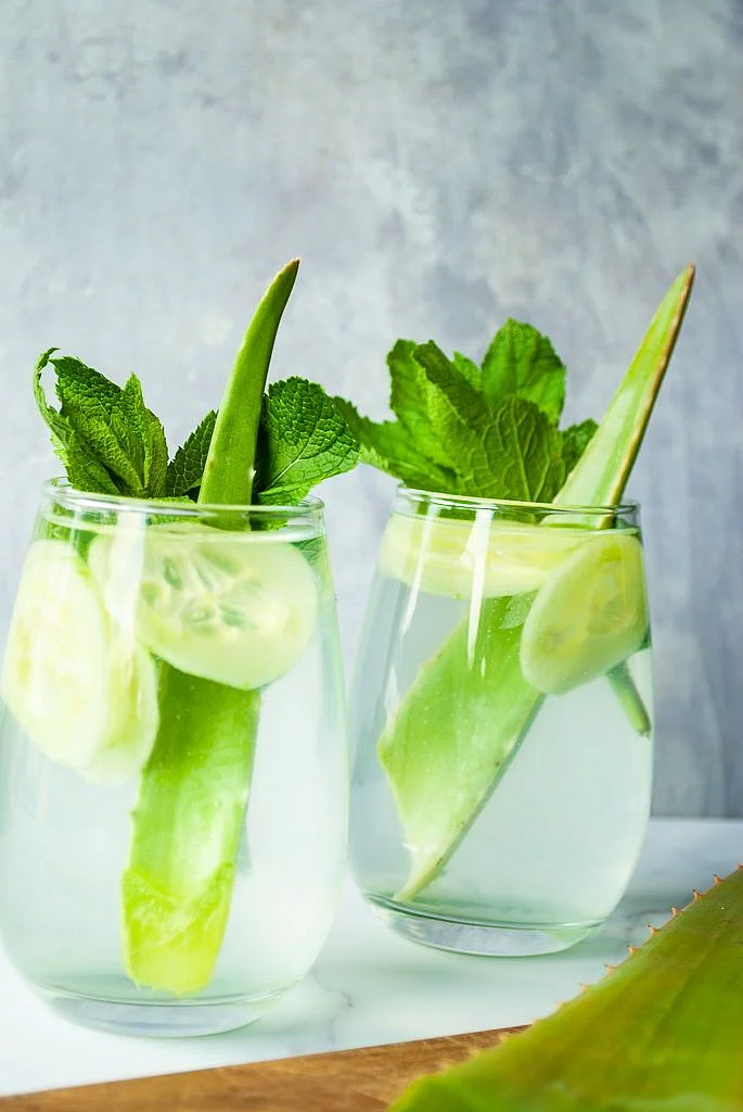 Aloe vera juice. 4