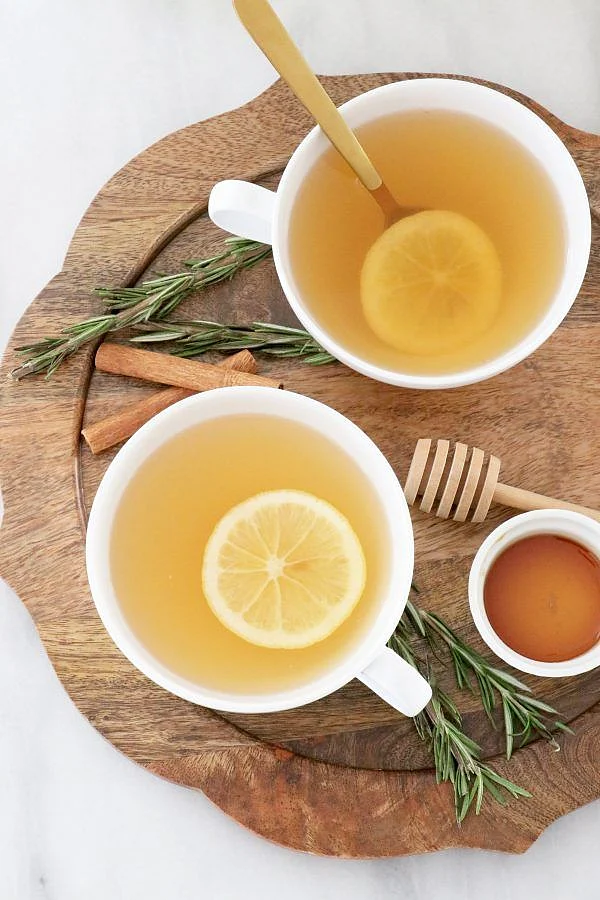 Honey and lemon. 8