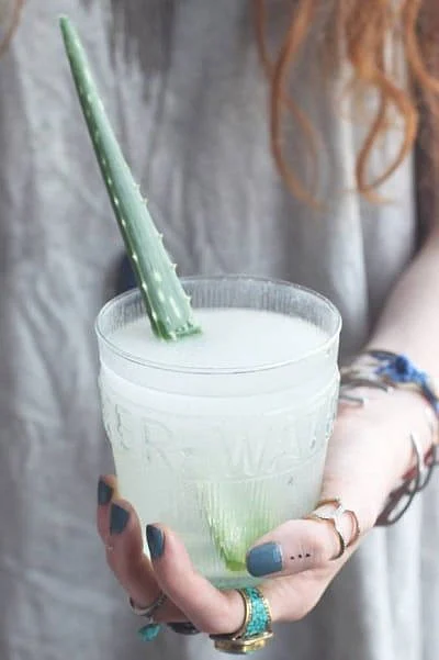 Aloe vera juice. 5