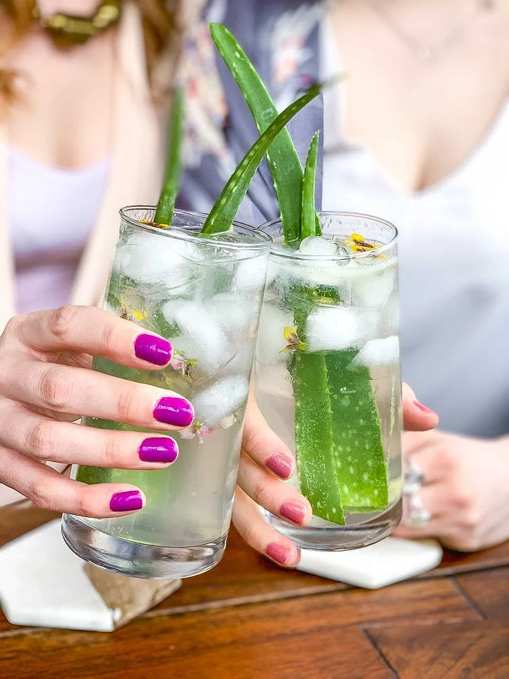 Aloe vera juice. 6