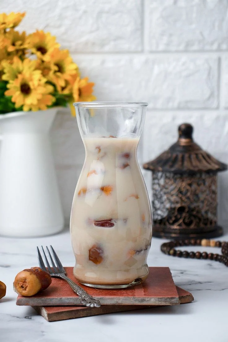 dates with milk. 1