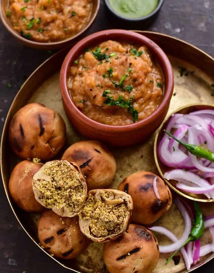 Litti chokha Recipe Oven Air fryer SecondRecipe