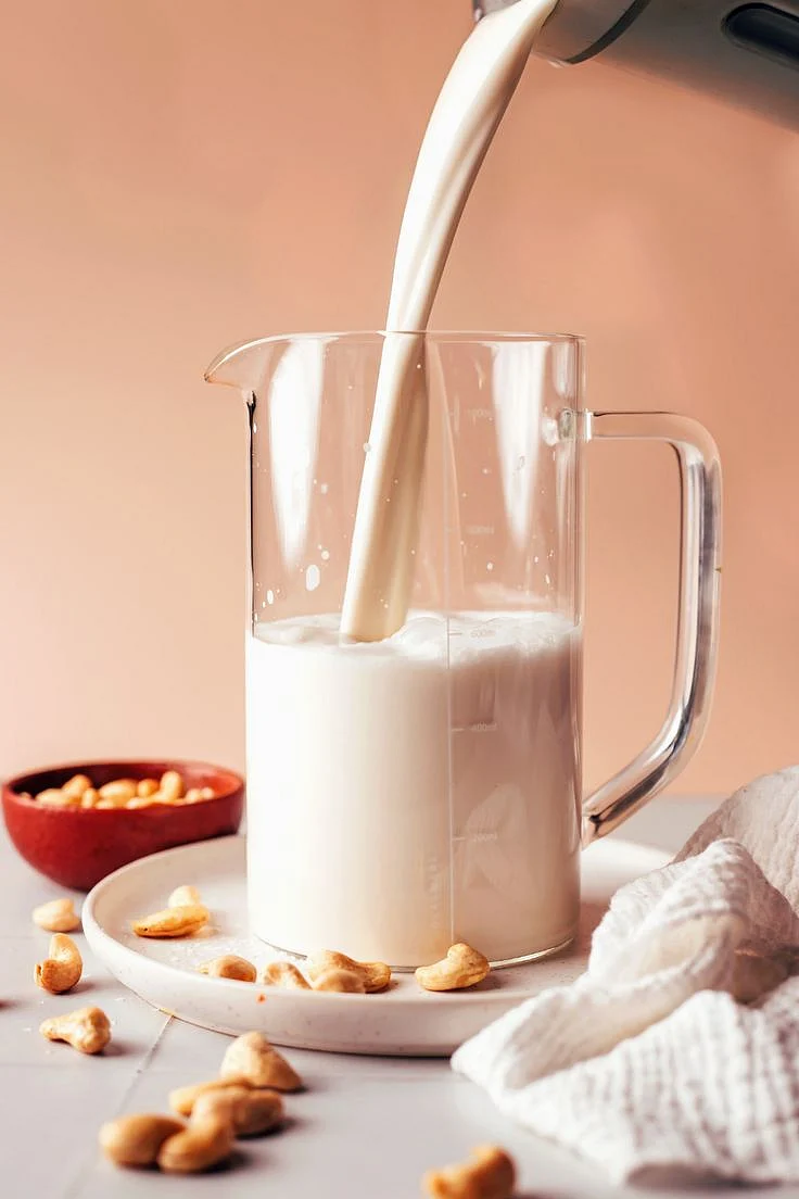 Cashews with milk. 7