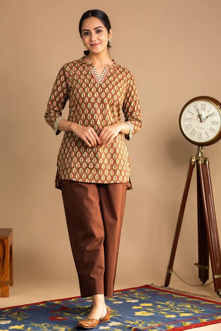 Amrita Block Print Short Kurti WSR353
