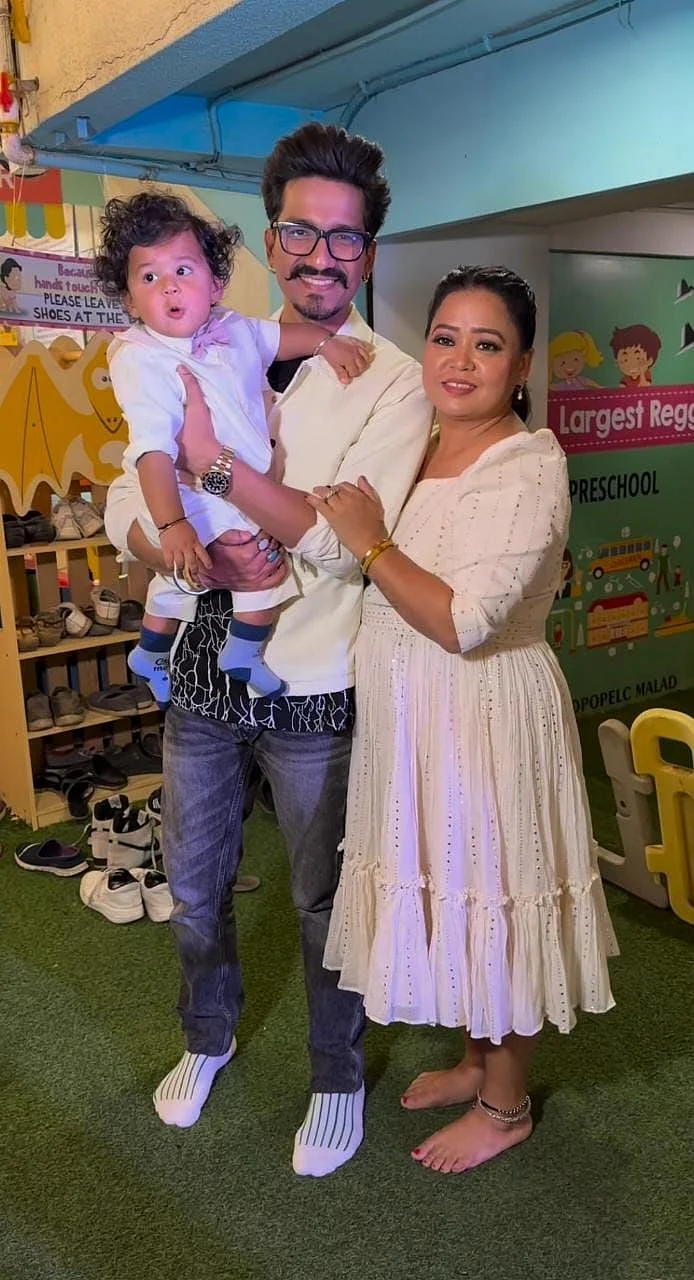 Bharti Singh Haarshs Sons Grand 1st Bday Baby Boy Dons Adidas Outfit Shehnaaz Gill Others Join