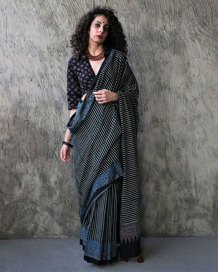 Buy Handmade Block printed Sarees Blouses Kurtis and Dresses