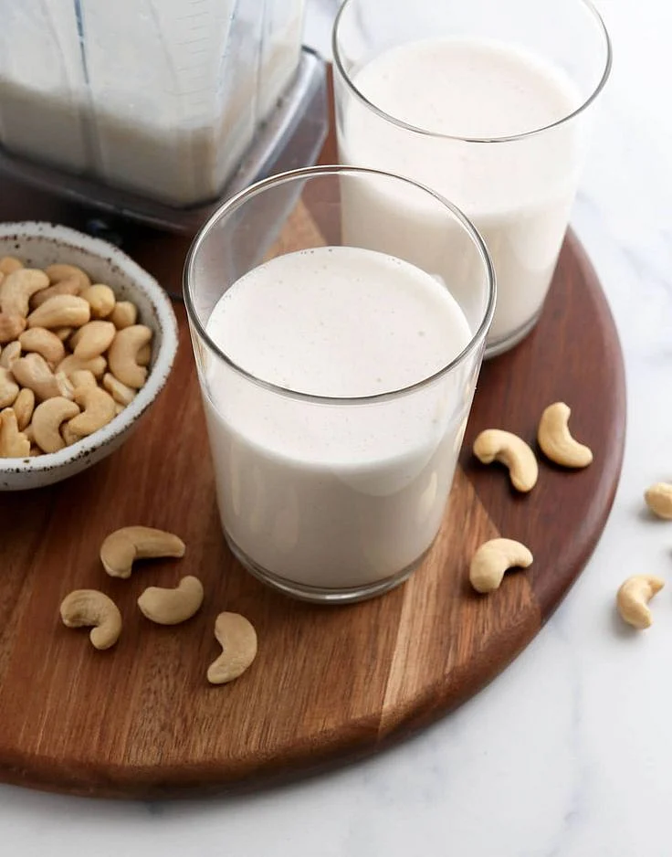 Cashews with milk. 4