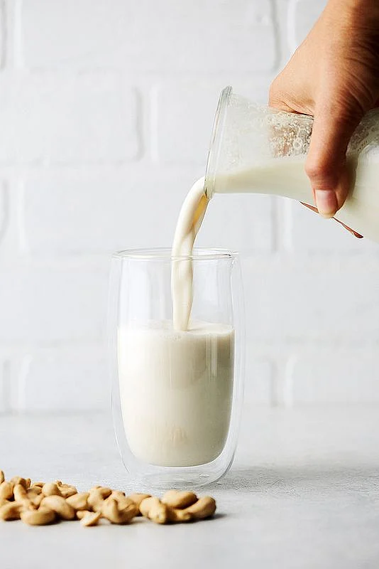 Cashews with milk. 5