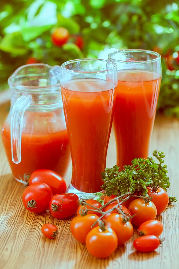 Tomato juice. 7