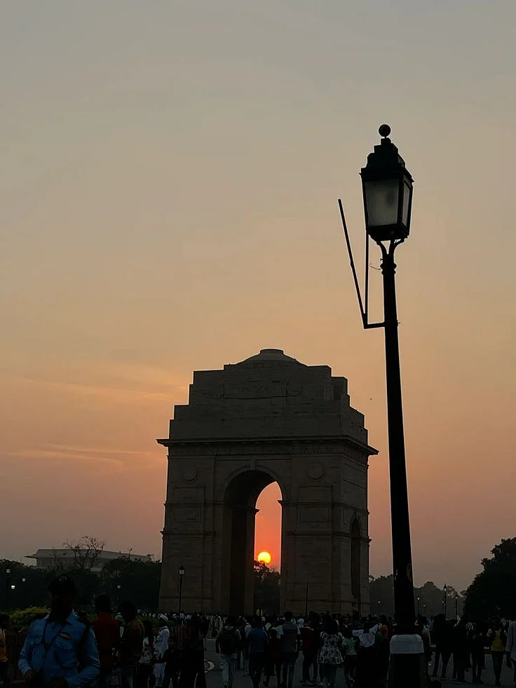 Sunsets in Delhi