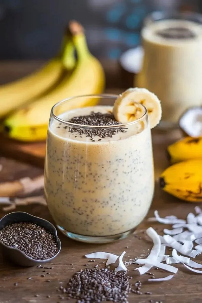 Chia Banana Smoothie