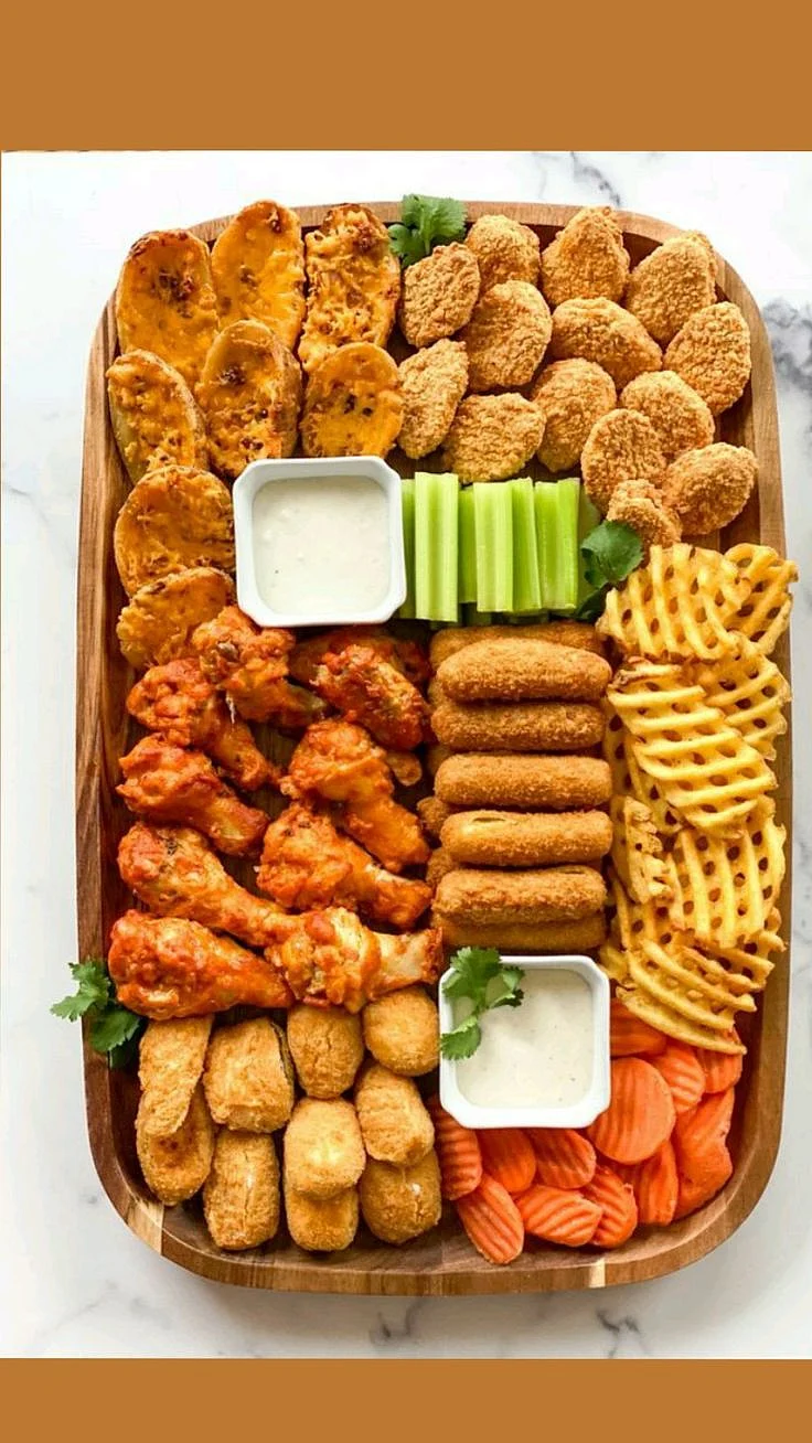 fried food. 1