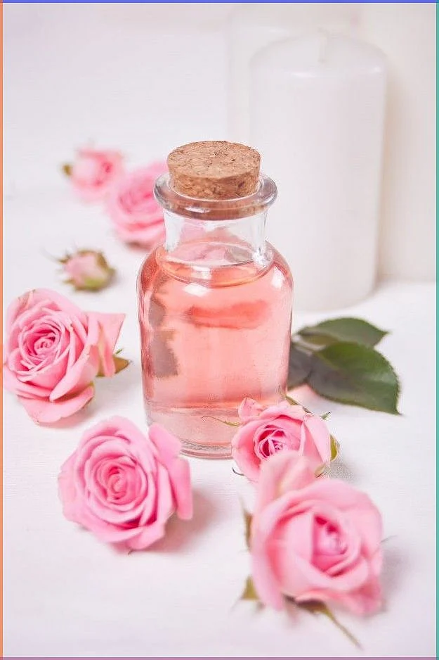 lemon juice with rose water. 8
