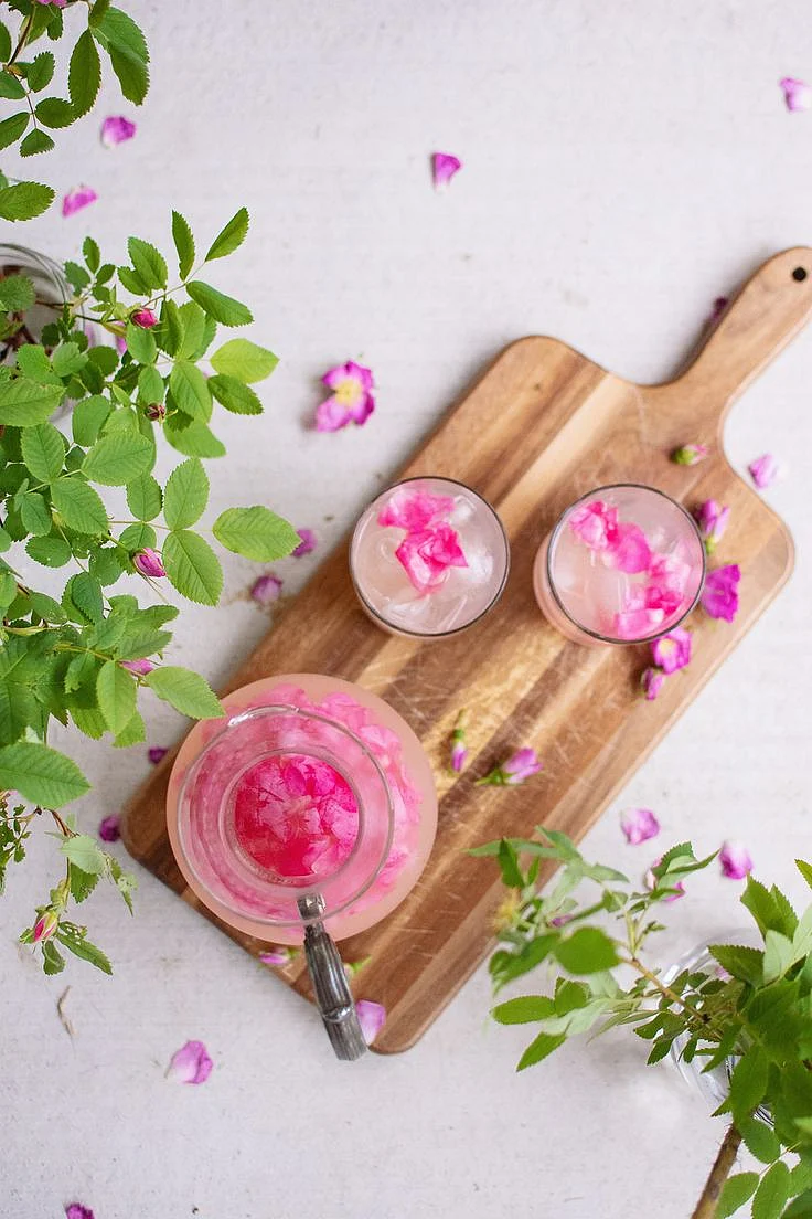 lemon juice with rose water.1